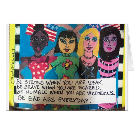 notecard-be strong when you are weak card
