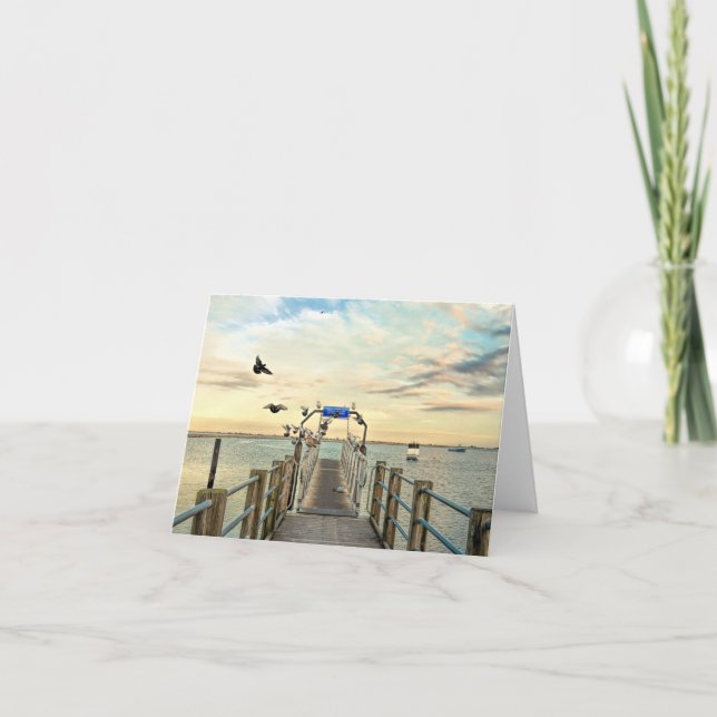 Notecard - Boat Ramp Plymouth MA (Front)