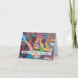 NOTECARD-EMBRACE THE FREAK THAT YOU ARE. CARD