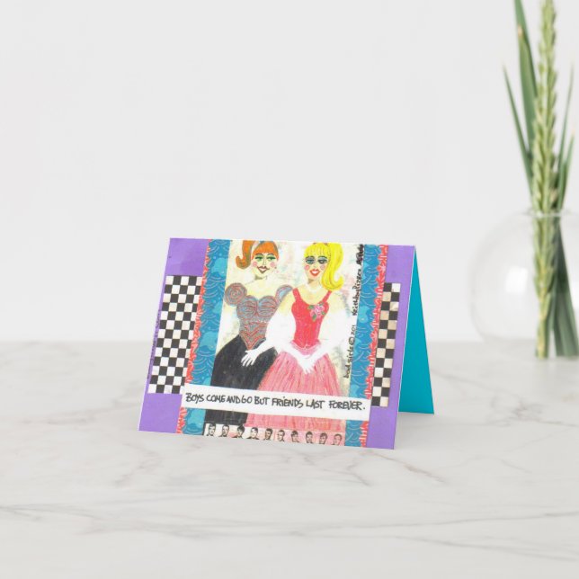 NOTECARD-FRIENDS LAST FOREVER CARD (Front)