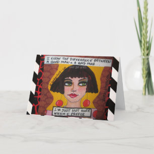 NOTECARD-I KNOW THE DIFFERENCE BETWEEN CARD