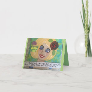 NOTECARD-IF DRINKING ON THE PORCH COUNTS CARD