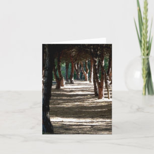 Notecard: Minorca Wood Card