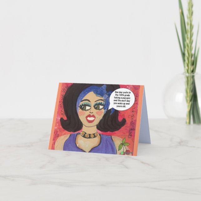 Notecard One day you're in the 10th grade taking a (Front)