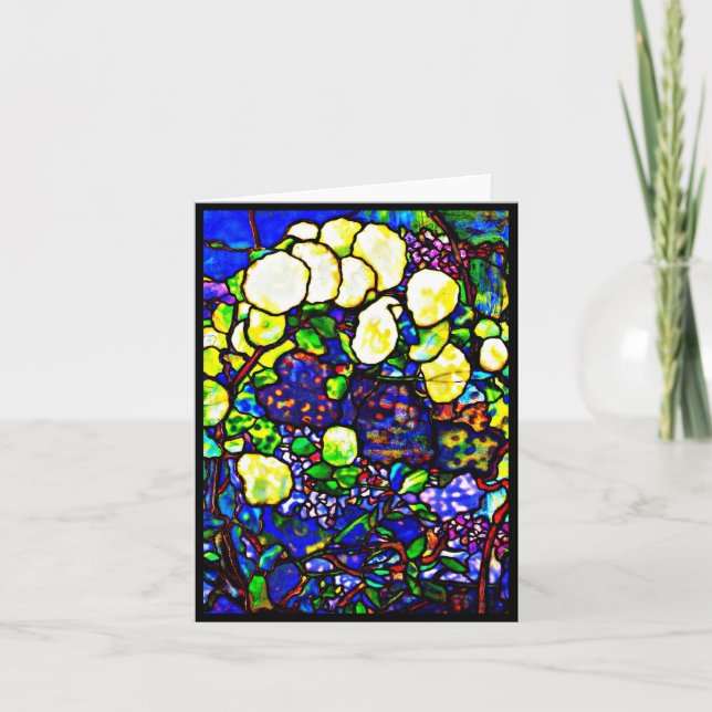 Notecard-Stained Glass-Louis Tiffany 12 Card (Front)