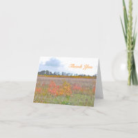NOTECARD, "THANK YOU" LANDSCAPE