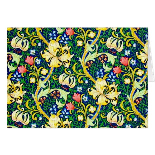 Notecard-Vintage Fabric/Fashion-William Morris 21 Card