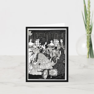 Notecard-Vintage Illustration-Aubrey Beardsley 18 Card