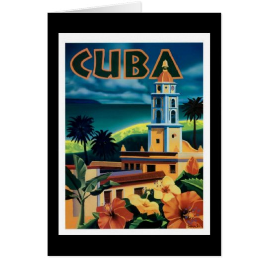 Notecard-Vintage Travel-Cuba Card