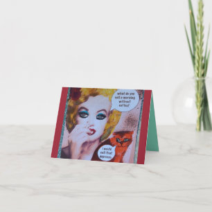 NOTECARD-WHAT DO YOU CALL A MORNING WITHOUT CARD
