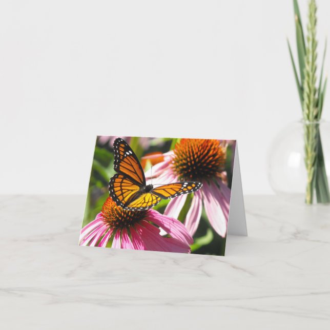 Notecard with Monarch Butterfly (Front)