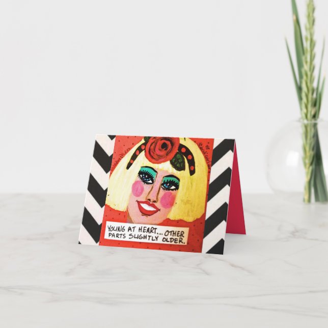 NOTECARD-YOUNG AT HEART CARD (Front)