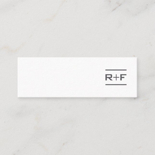 Notecards or Business Cards (Front)