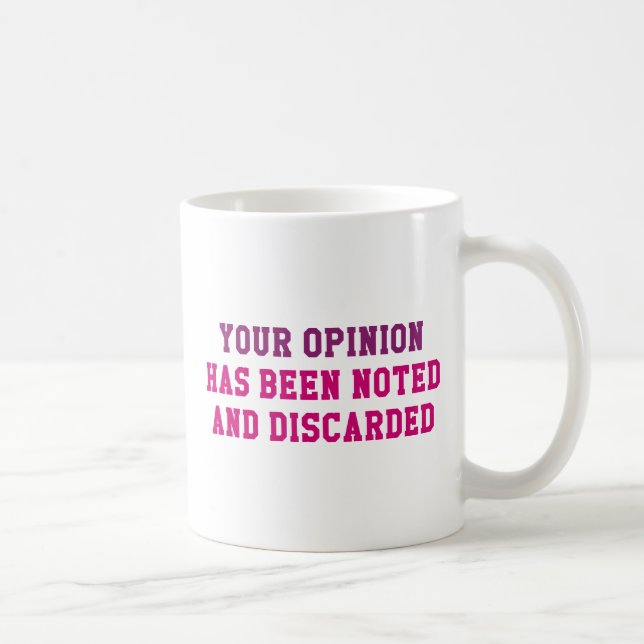 Noted And Discarded Coffee Mug (Right)