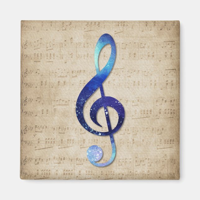 Notenschlüssel Magnet (Front)