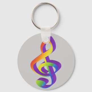 Notenschlüsselschlüsselanhänger Key Ring