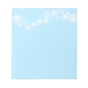 Notepad-Christmas Snowflakes Notepad