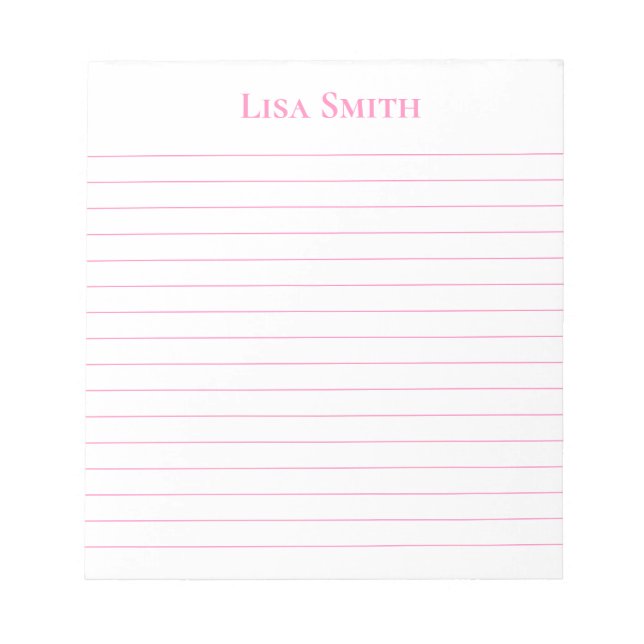 Notepad-Custom Name Notepad (Front)