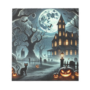 Notepad. Halloween vintage day Notepad