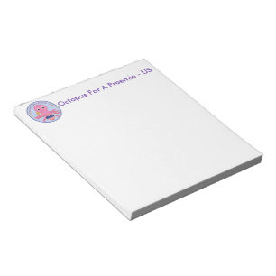 Notepad Octopus For A Preemie US
