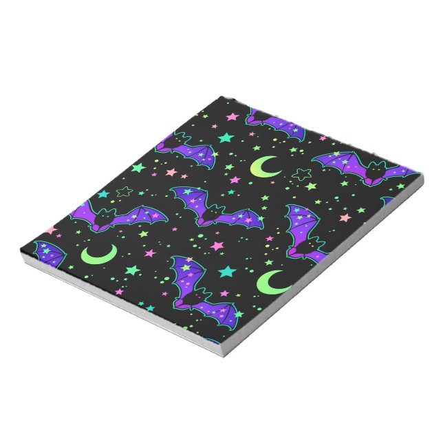 Notepad - "Purple Bats" (Rotated)