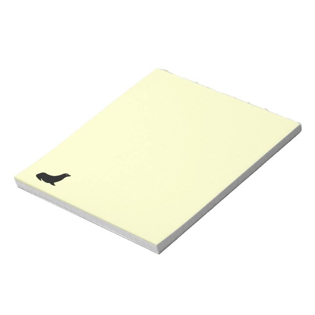 Notepad - Seal in Silhouette (Rotated)