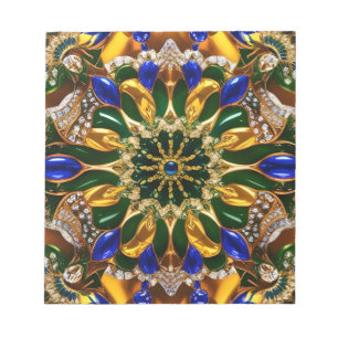 Notepad with Brazil Colours Modern Design