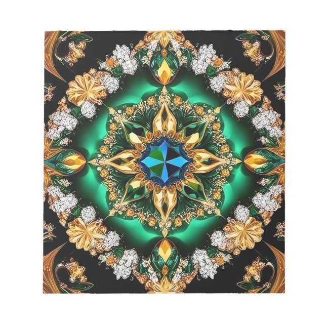 Notepad with Brazilian Colours Modern Design (Front)