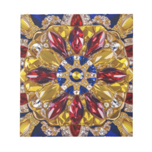 Notepad with Colombia Colours Modern Design