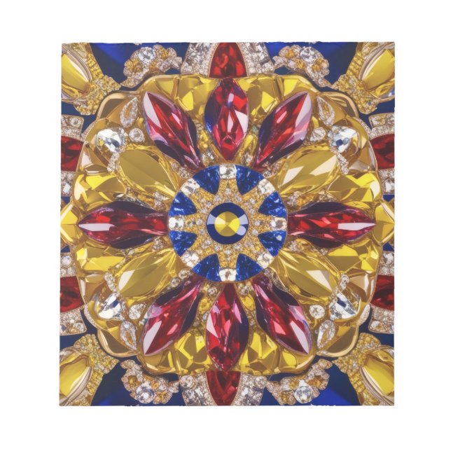 Notepad with Colombia Colours Modern Design (Front)