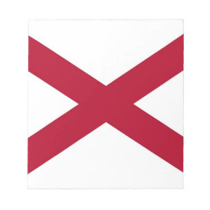 Notepad with Flag of Alabama