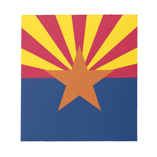 Notepad with Flag of Arizona States (Front)