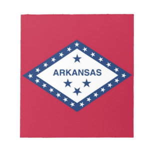 Notepad with Flag of Arkansas State