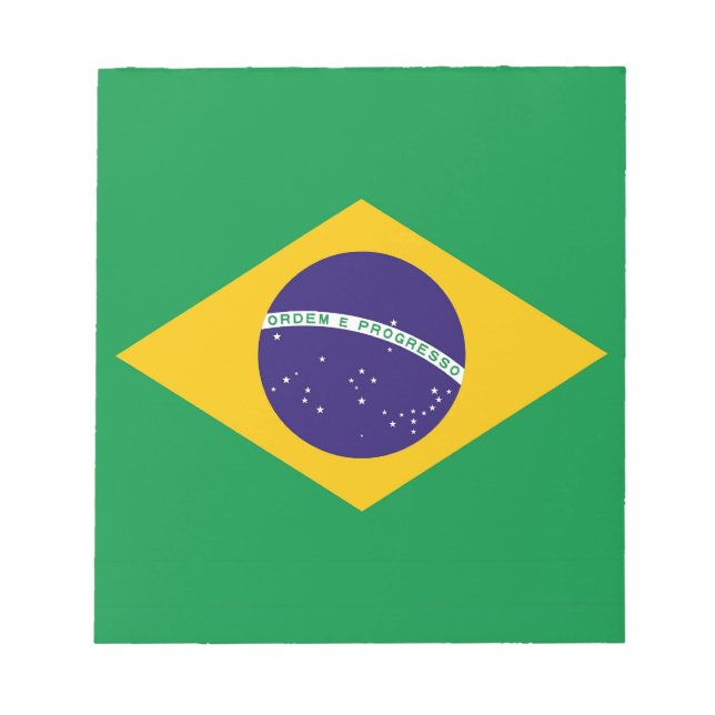 Notepad with Flag of Brazil (Front)