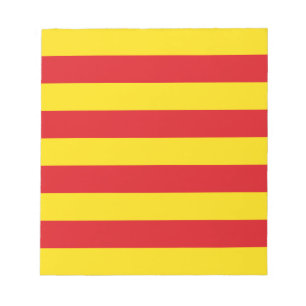 Notepad with Flag of Catalonia