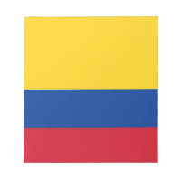 Notepad with Flag of Colombia