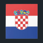 Notepad with Flag of Croatia<br><div class="desc">Awesome Notepad with Flag of Croatia. This product its customisable.</div>