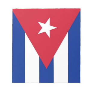Notepad with Flag of Cuba