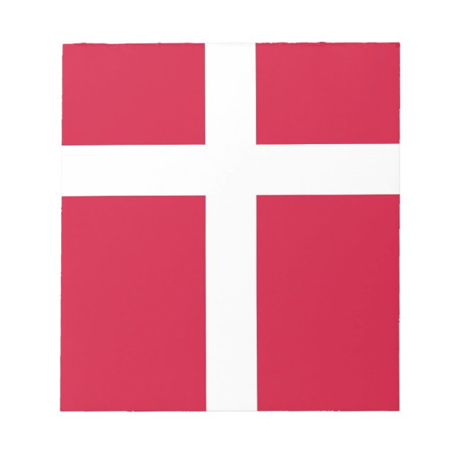Notepad with Flag of Denmark (Front)