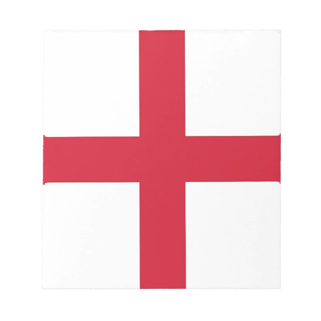 Notepad with Flag of England (Front)