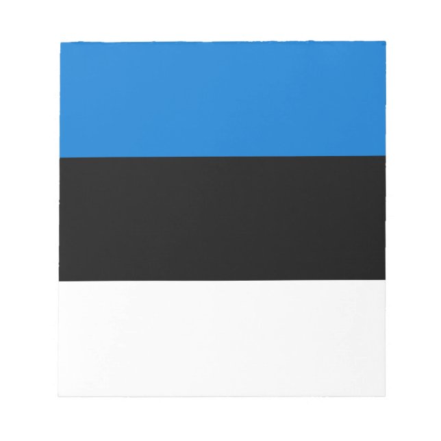 Notepad with Flag of Estonia (Front)