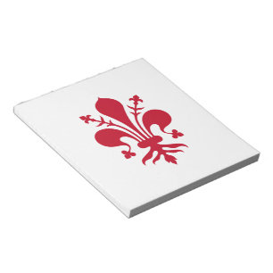 Notepad with Flag of Florence, Italy
