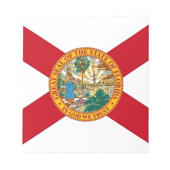 Notepad with Flag of Florida State (Front)