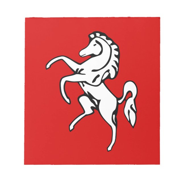 Notepad with Flag of Kent, England (Front)