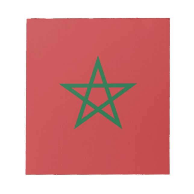 Notepad with Flag of Morocco (Front)