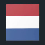 Notepad with Flag of Netherlands<br><div class="desc">Add a touch of Dutch pride to your stationery collection with our exclusive notepad featuring the flag of the Netherlands! Crafted with meticulous attention to detail, this notepad is more than just a functional item; it’s a celebration of Dutch culture and heritage. The vibrant design prominently displays the iconic Dutch...</div>