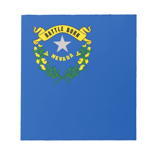 Notepad with Flag of Nevada State (Front)