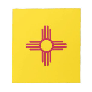 Notepad with Flag of New Mexico State