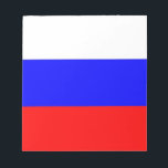 Notepad with Flag of Russia<br><div class="desc">Awesome Notepad with Flag of Russia. This product its customisable.</div>