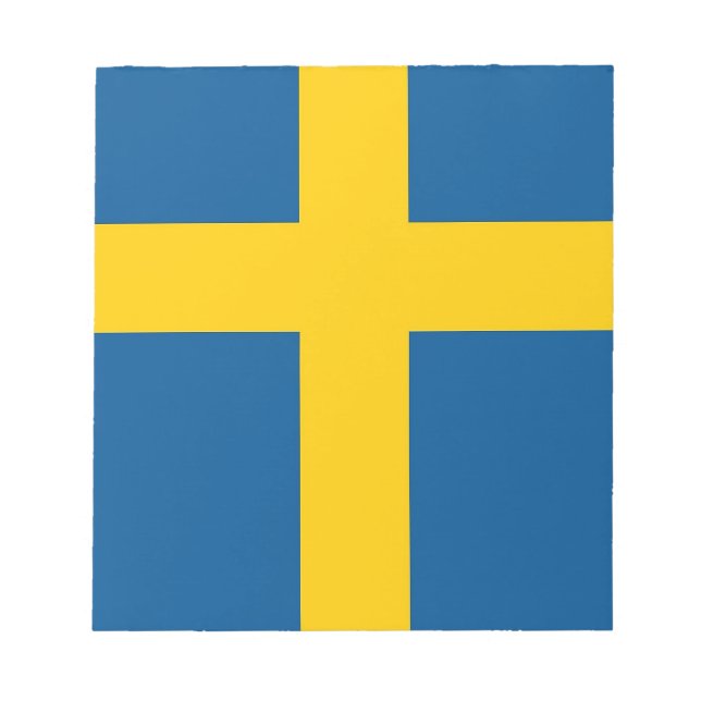Notepad with Flag of Sweden (Front)